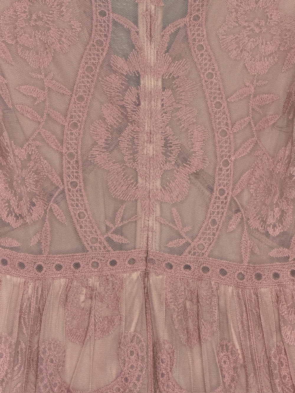 PinkBlush Boho Embroidered Floral Maxi Dress Effortless Elegance Fairytale Photo - Picture 9 of 12
